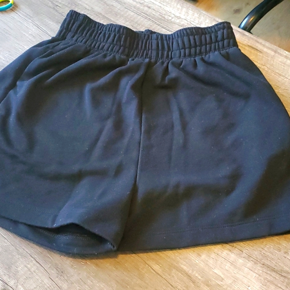 H&M black knit shorts size XS with pockets